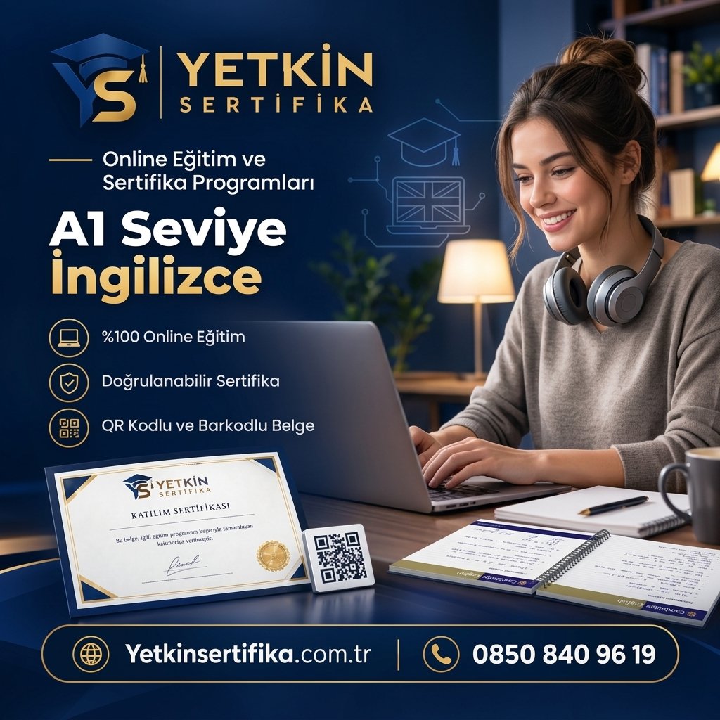 A1 Seviye İngilizce Eğitimi Sertifika Programı
