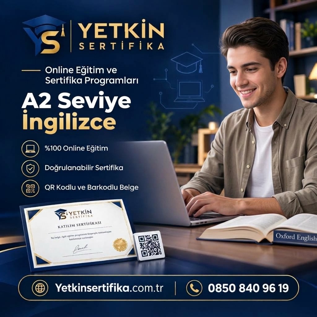 A2 Seviye İngilizce Eğitimi Sertifika Programı