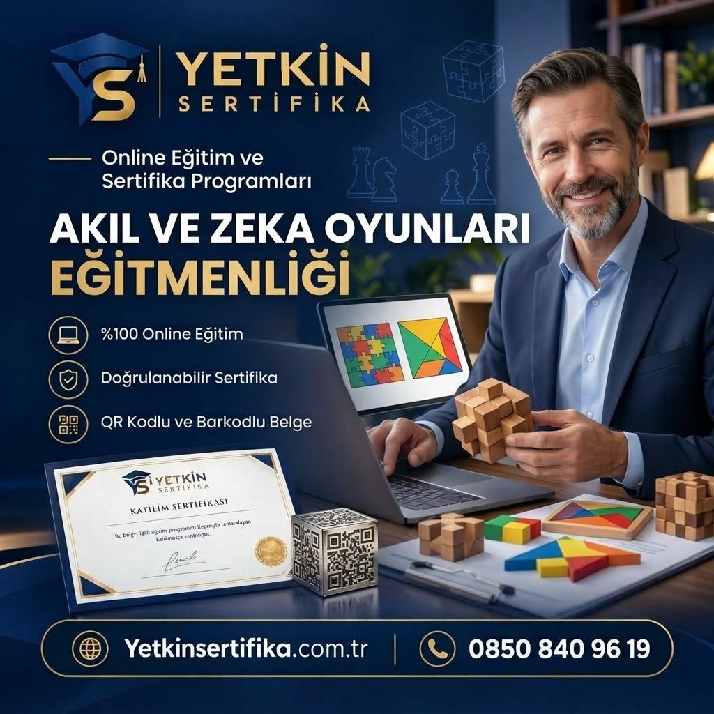 Akıl Zeka Oyunları ve Satranç Eğitmenliği Eğitimi Sertifika Programı