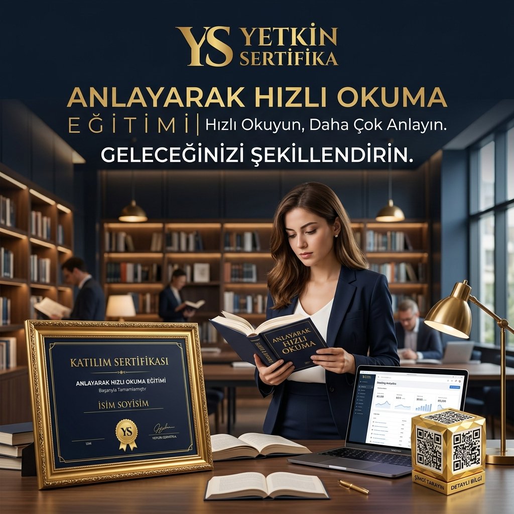Anlayarak Hızlı Okuma ve AHOB Eğitmenliği Eğitimi Sertifika Programı