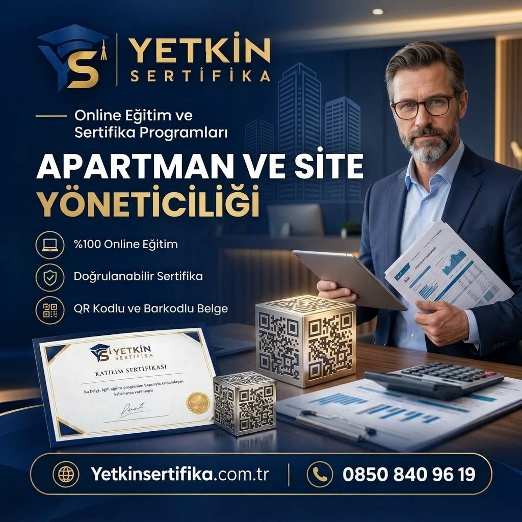Apartman ve Site Yöneticiliği Eğitimi Sertifika Programı