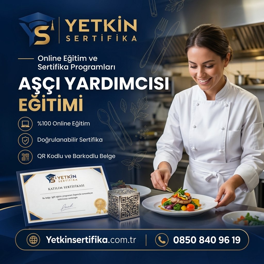 Aşçı Yardımcısı Eğitimi Sertifika Programı