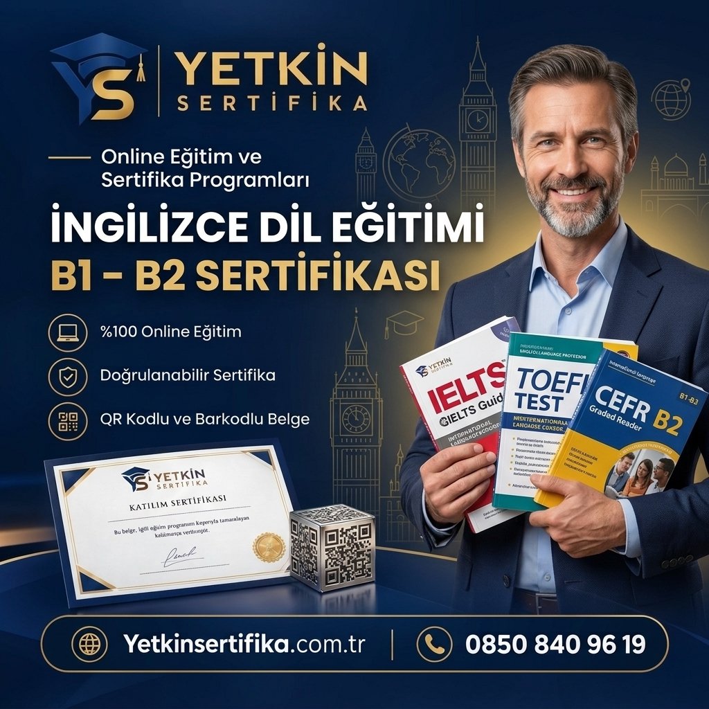 B2 Seviye İngilizce Eğitimi Sertifika Programı