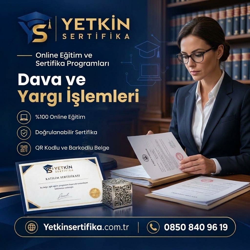 Dava İşlemleri Eğitimi Sertifika Programı