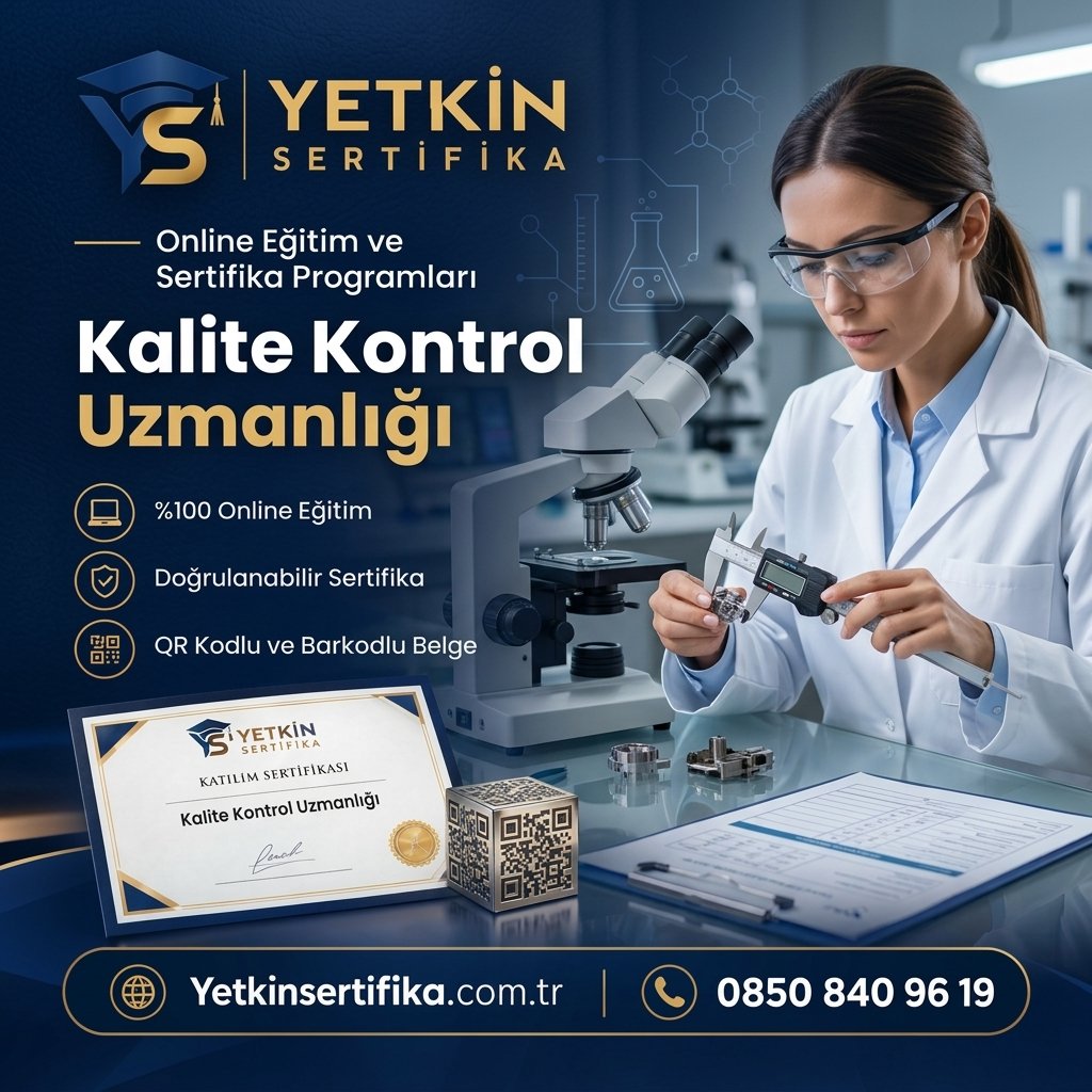 Kalite Kontrol Uzmanı Eğitimi Sertifika Programı