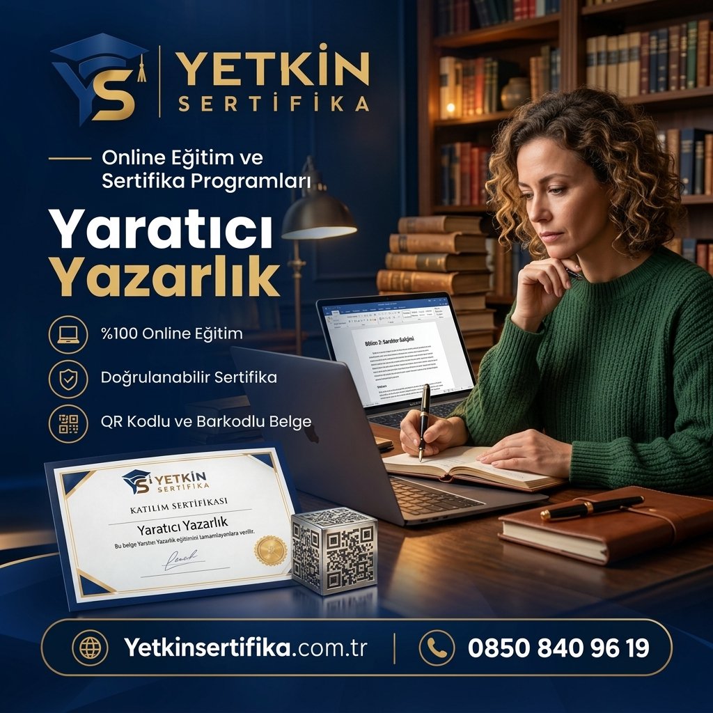 Yaratıcı Yazarlık Eğitimi Sertifika Programı